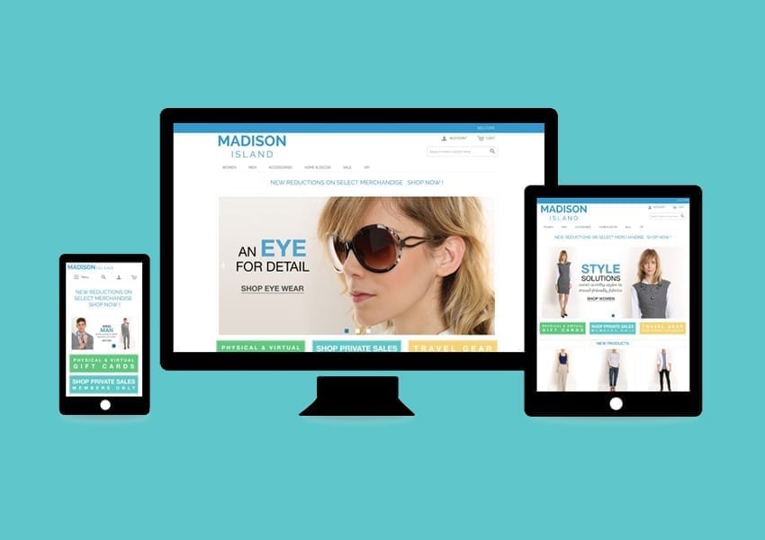 Madison Island Magento store