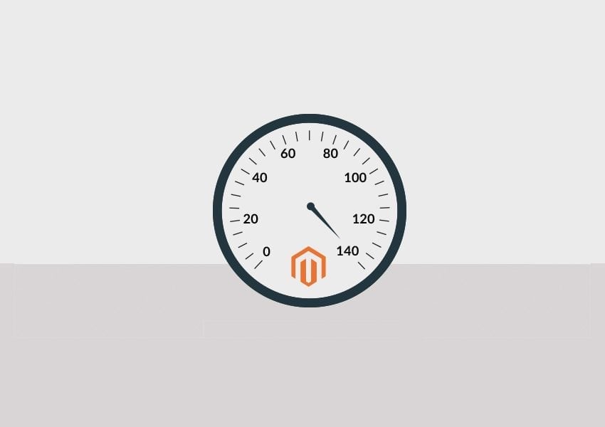 Speedometer with Magento badge